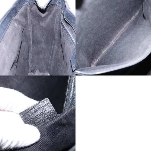 GUCCI Bamboo GG Canvas Hand Bag Black - Picture 12 of 12